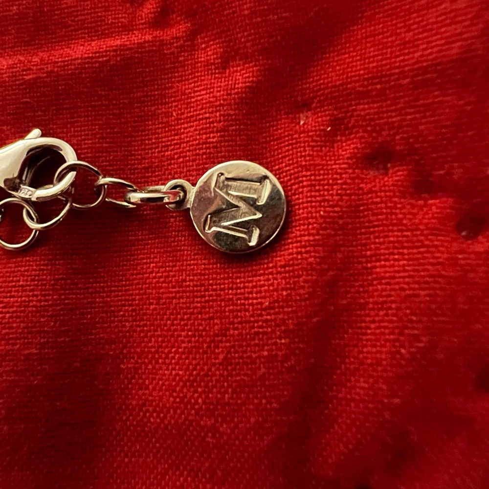 Majorica 925 Silver Necklace with a Majorican Light Gray Pearl Pendant 13” Chain - Picture 5 of 9